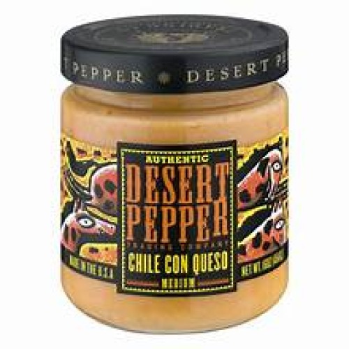 Desert Pepper Chili Con Queso Salsa, Medium, 16 oz