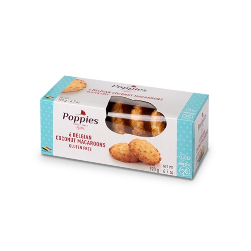 Poppies Belgian Coconut Macaroons