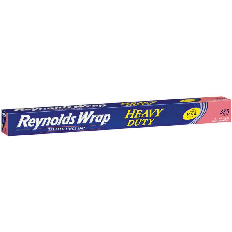 Reynolds Wrap Heavy Duty Aluminum Foil, 37.50 Foot (Pack Of 24)