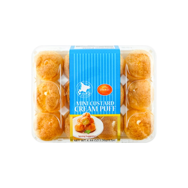 Orange Mini Custard Cream Puff