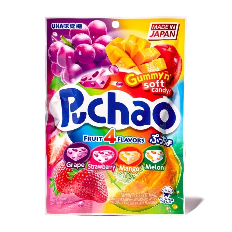 PUCHAO FRUIT SODA 4 FLAVORS