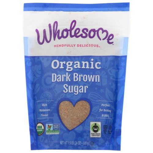 WHOLESOME ORG DARK BROWN SUGAR