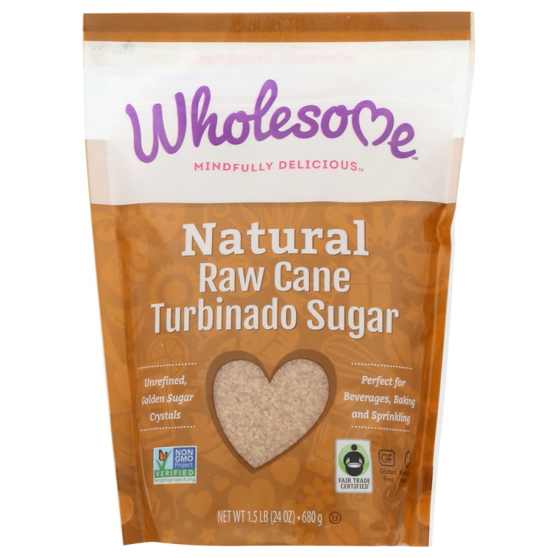 WHOLESOME RAW CANE TURBINADO SUGAR