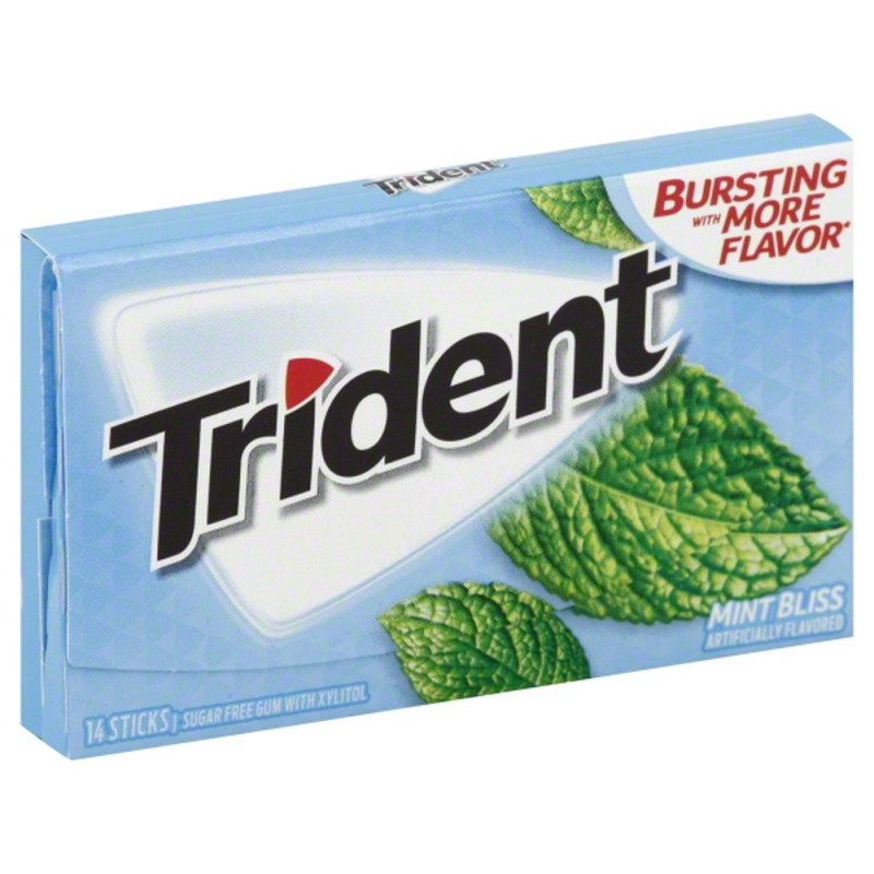 Trident Sugar free Gum Mint Bliss