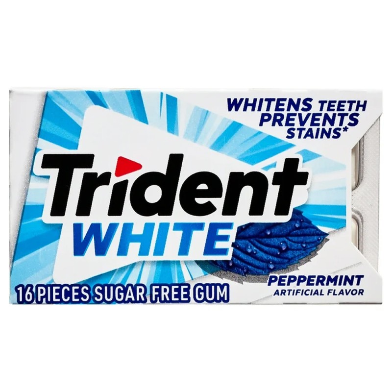 Trident White Gum Peppermint