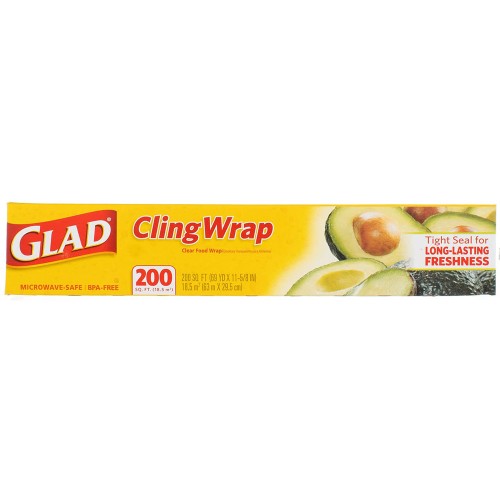 Glad Cling Wrap Clear Plastic Wrap