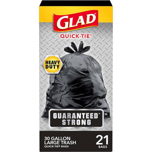 Glad Large Bag Trash 30 gal