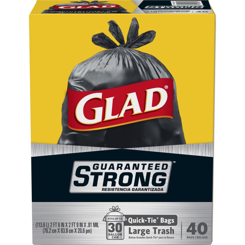 Glad Large Heavy Duty Trash Bags