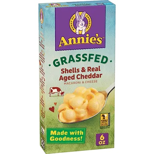 Annie's Grassfed Ages Cheddar & Shells