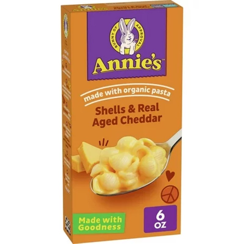 Annies Shells & Aged Cheddar