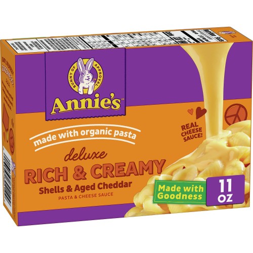 ANNIE'S SHELLS & AGED CHEDDAR