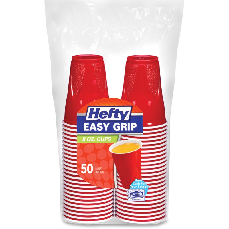 HEFTY PLASTIC CUPS 50 COUNTS