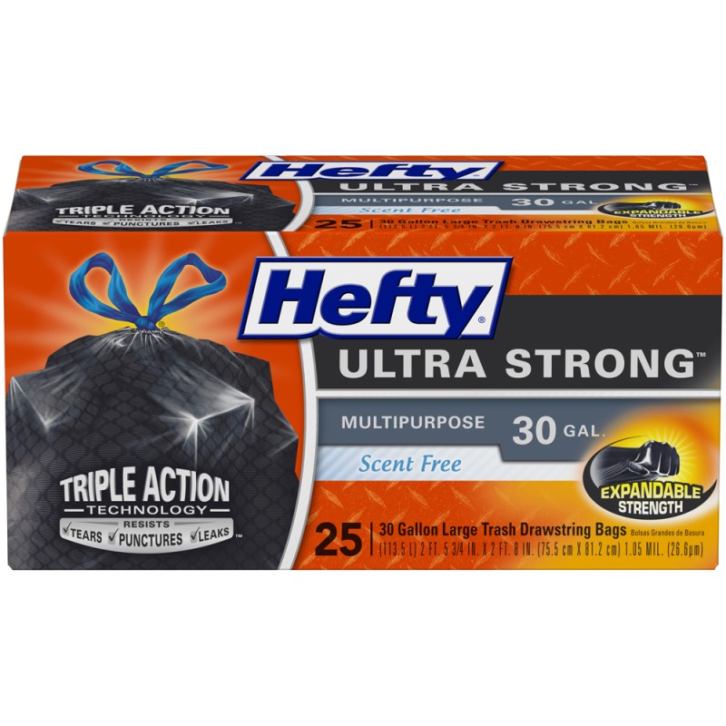 Hefty Ultra Flex Trash Bags