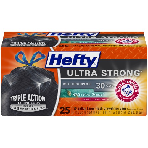 Hefty Ultra Strong 30 Gal Multipurpose 25ct