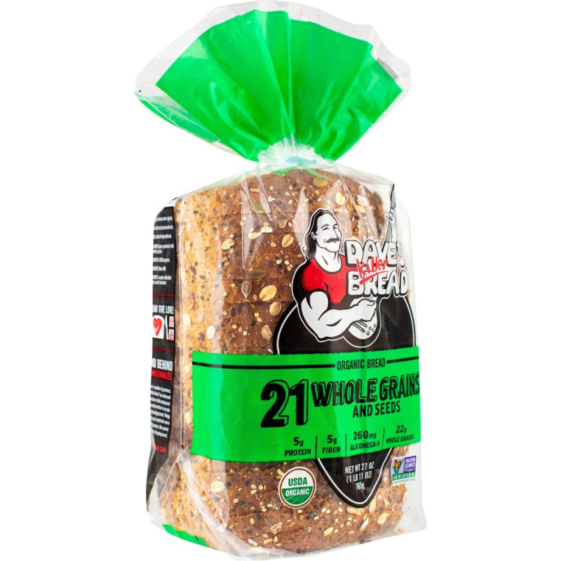 Dave's Organic 21 Whole Grains and Seeds Bread