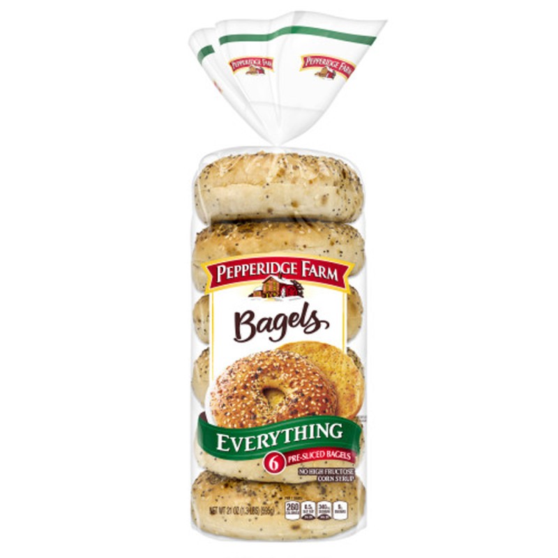 PEPPERIDGE FARM BAGELS EVERYTHING