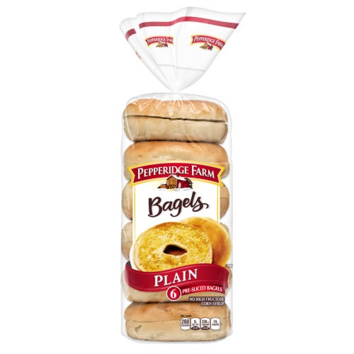 PEPPERIDGE FARM BAGELS PLAIN