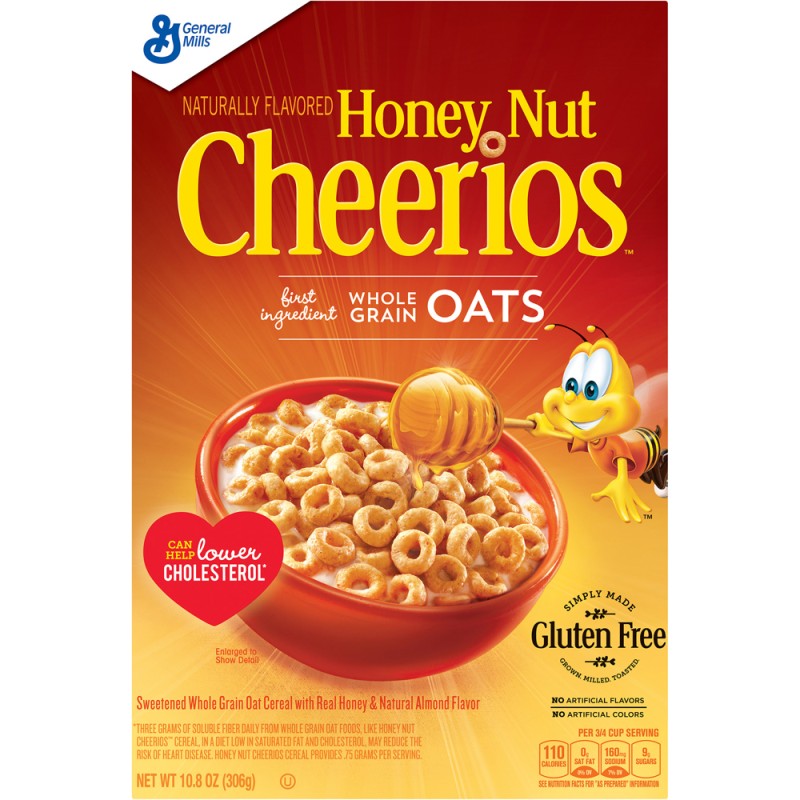 Cheerios Honey Nut Whole Grain Oat Cereal