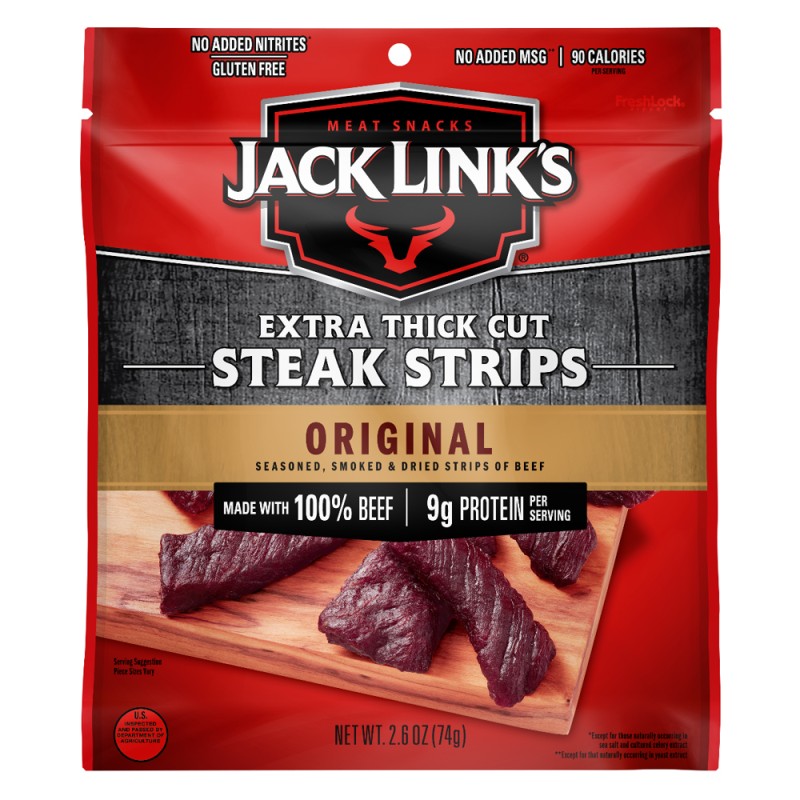 JACK LINK'S BEEF STEAK STRIPS ORIGINAL