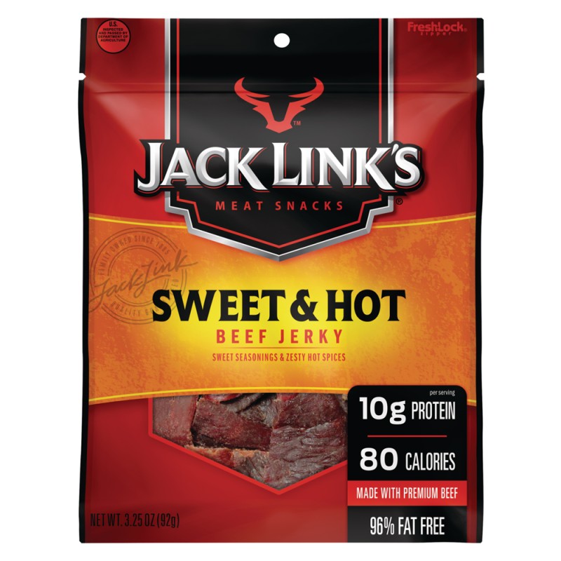 JACK LINK'S SWEET & HOT BEEF JERKY