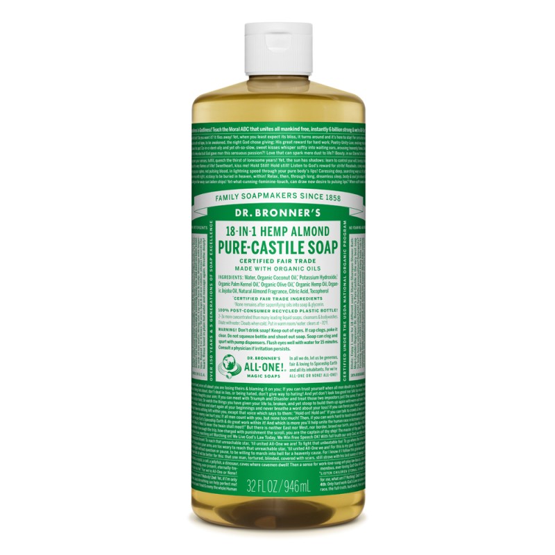 Dr.bronner's Hemp Almond Castile Soap