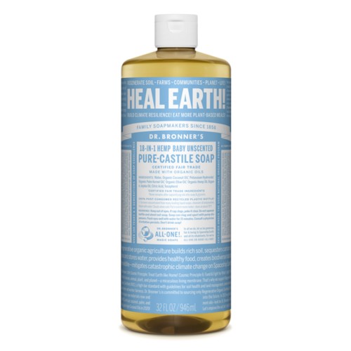 Dr. Bronner's Castile Soap Unscented