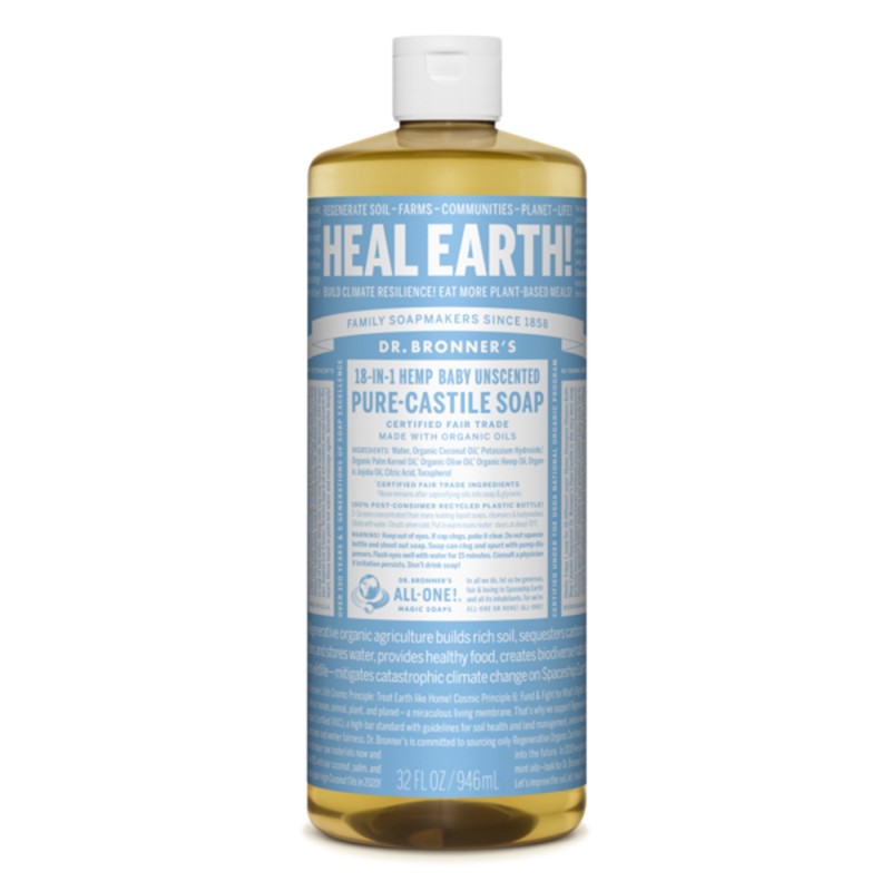 Dr. Bronner's Castile Soap Unscented