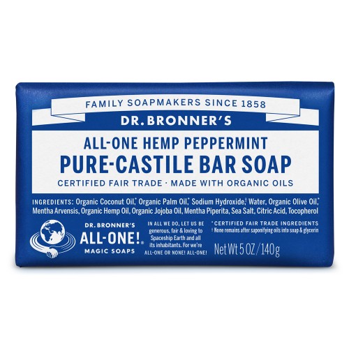 Dr. Bronner's Castile Bar Soap Peppermint