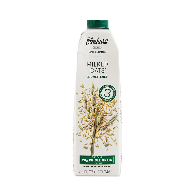 Elmhurst Unsweetened Milked Oats Beverage