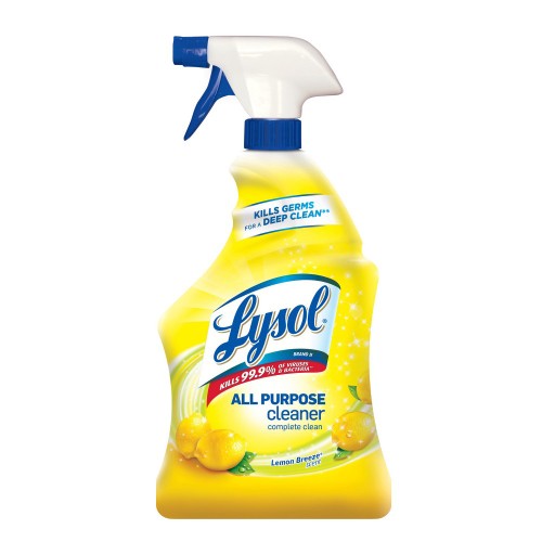 LYSOL Use All-Purpose Cleaner, Lemon Breeze, 32oz Spray Bottle,