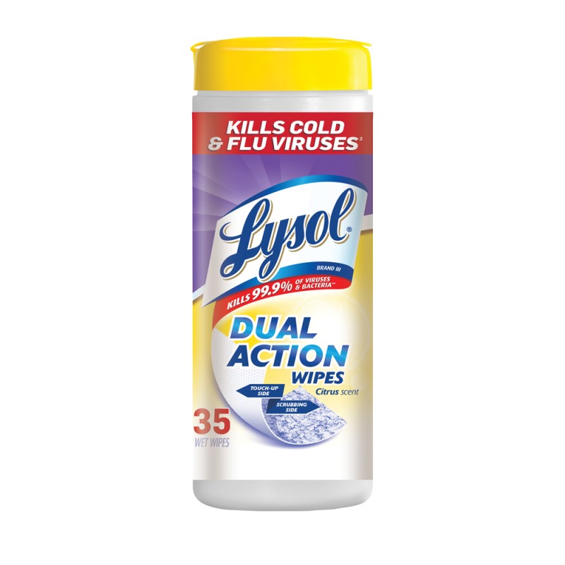 Lysol Dual Action Disinfecting Wipes