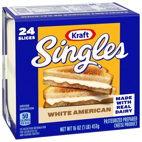 KRAFT SINGLES WHITE AMERICAN