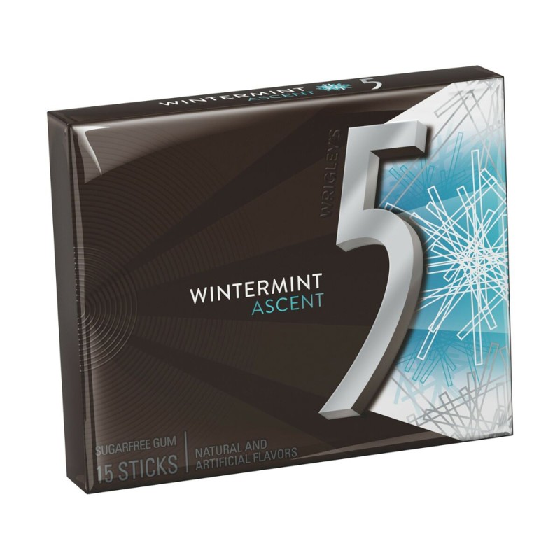 5 Gum Wintermint Ascent Sugarfree Gum