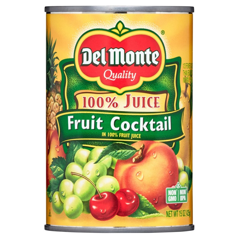 DELMONTE 100% JUICE FRUIT COCKTAIL