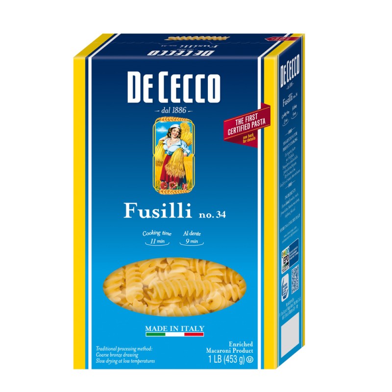 De Cecco Fusilli Pasta