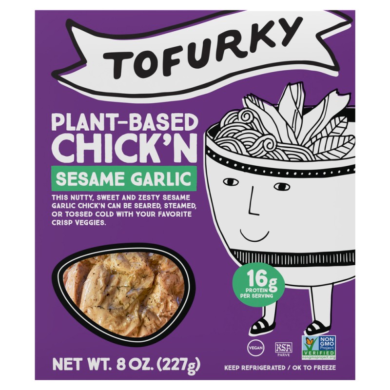 TOFURKY PLANT BASED CHICK'N SESAME GARLIC