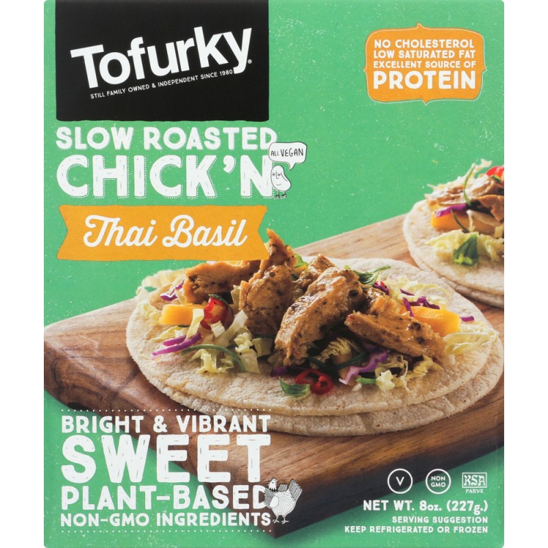 TOFURKY PLANT BASED CHICK'N THAI BASIL