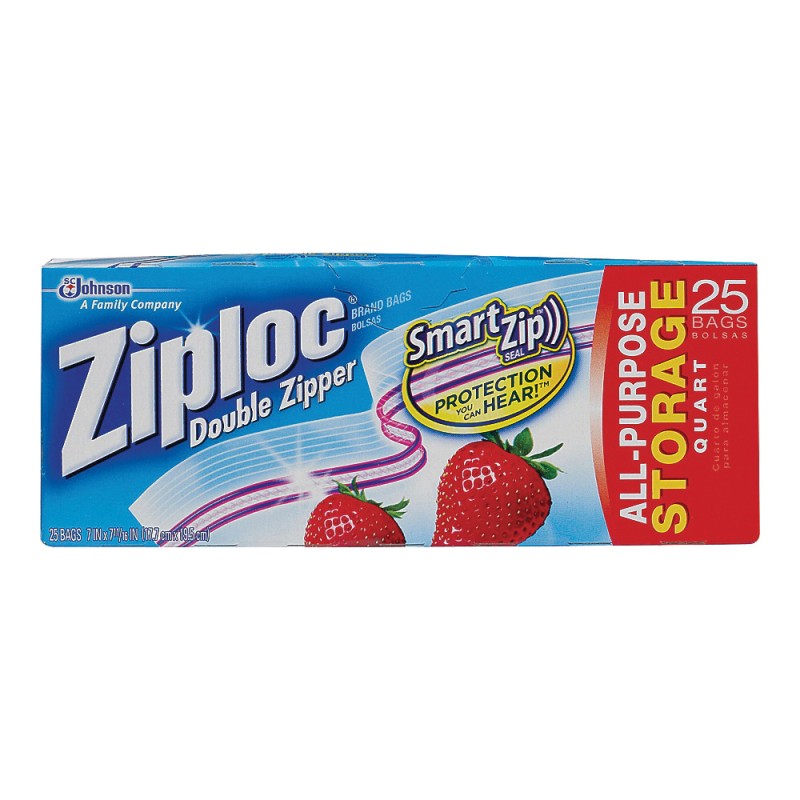 Ziploc Storage Bags Quart