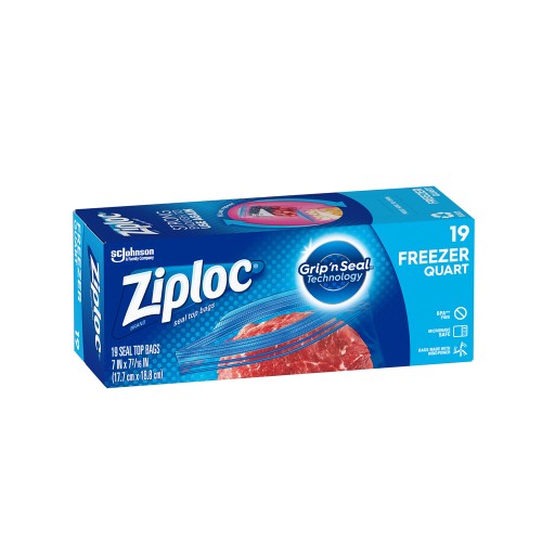 ziploc 19 frezzer quart