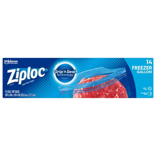 Ziploc Freezer Storage Bags  14 counts