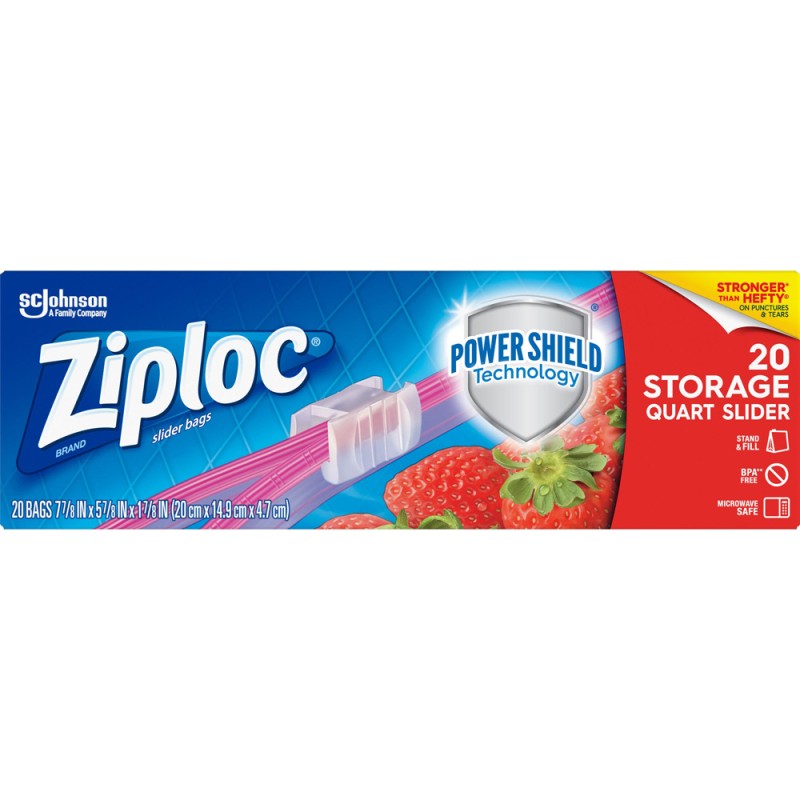 ziploc power shield 20 storage bags