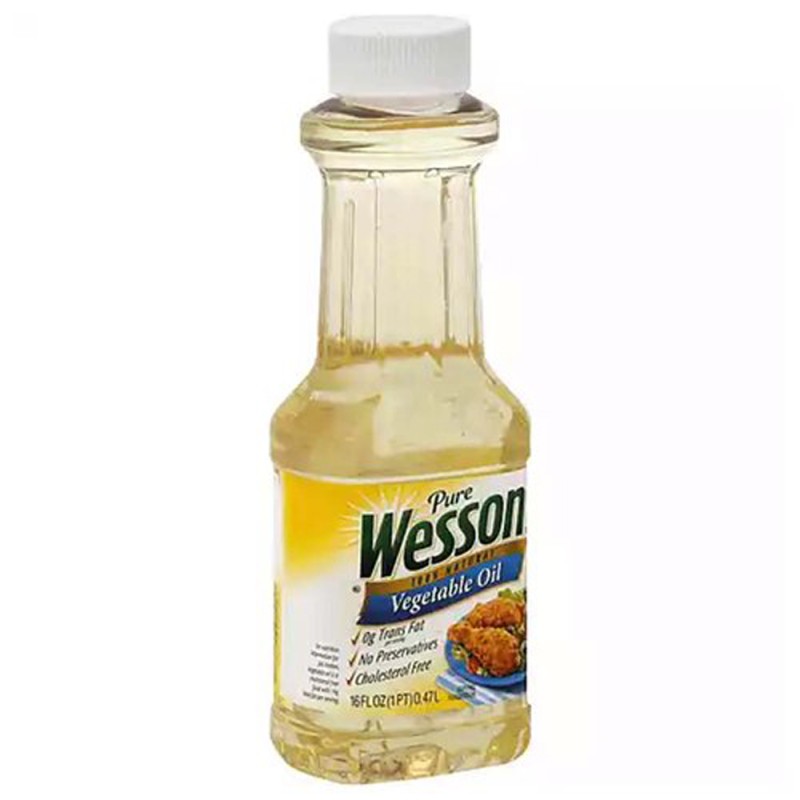 Wesson Pure Vegetable Oil 16oz