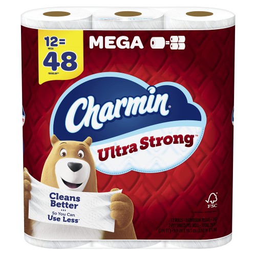 Charmin Ultra Strong Mega Roll Toilet Paper Tissue