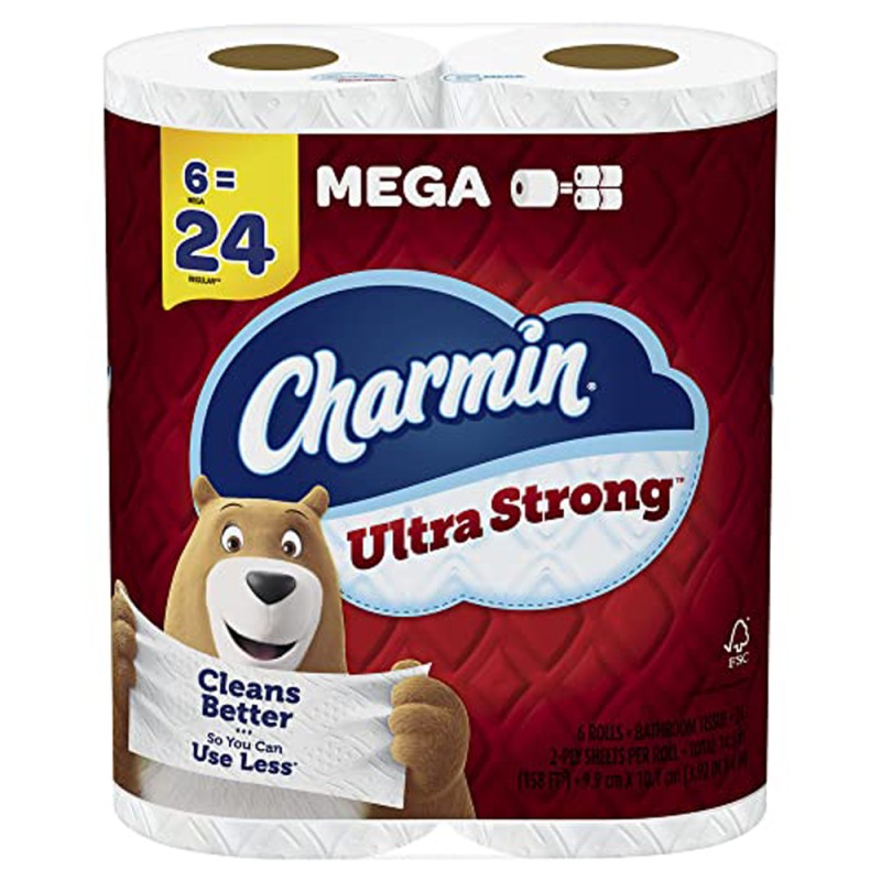 Charmin Ultra Strong 6=24