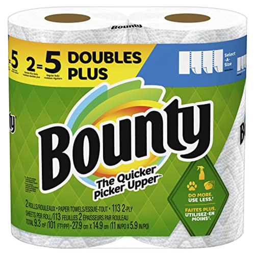 Bounty 2=5 Doubles Plus Papper Towles