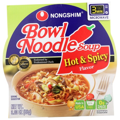 NONGSHIM HOT&SPICY NOODLE SOUP