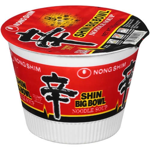 NongShim Shin Bowl Noodles Hot & Spicy