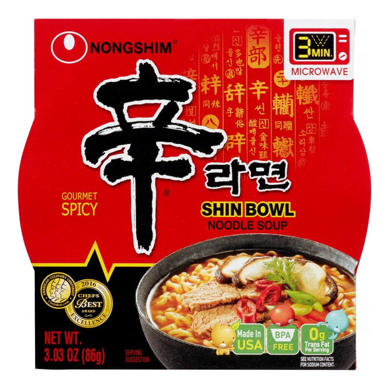 Nongshim Shin Noodle Soup Bowl