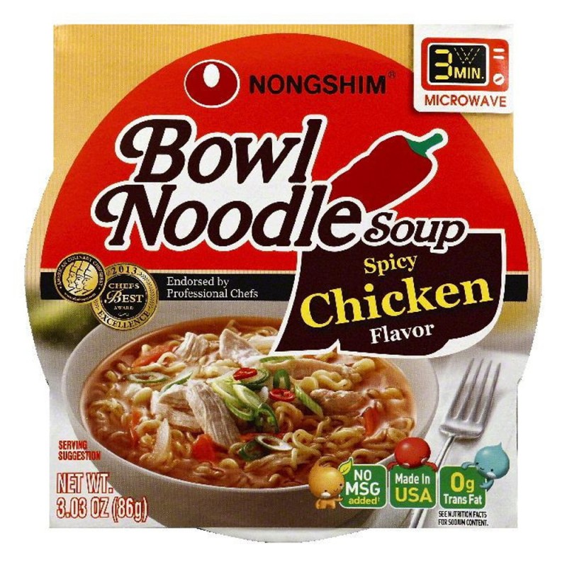 NONGSHIM SPICY CHICKEN NOODLE SOUP