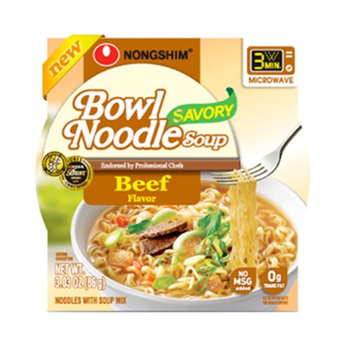 Nongshim Bowl Noodle Soup Beef